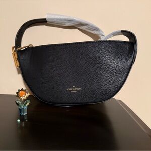 NEW Black Shoulder Bag with Adjustable Strap